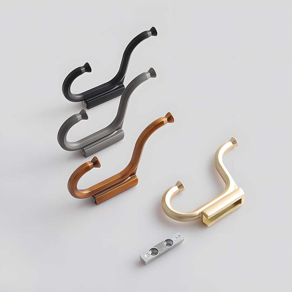 The Artisan Heritage | Heavy-Duty Zinc Alloy Coat Hook, Industrial Hardware Series