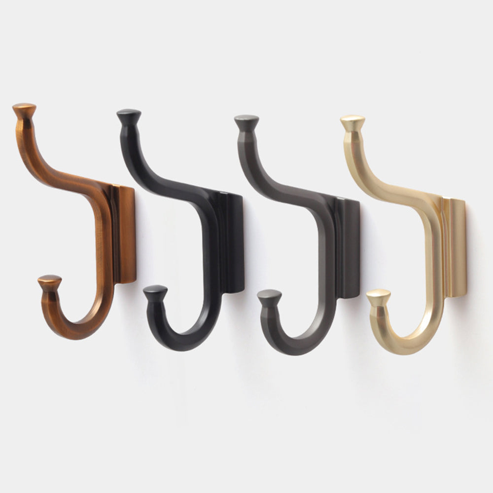 The Artisan Heritage | Heavy-Duty Zinc Alloy Coat Hook, Industrial Hardware Series