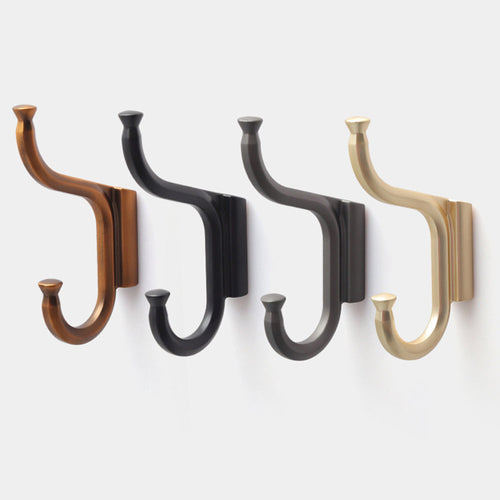 The Artisan Heritage | Heavy-Duty Zinc Alloy Coat Hook, Industrial Hardware Series