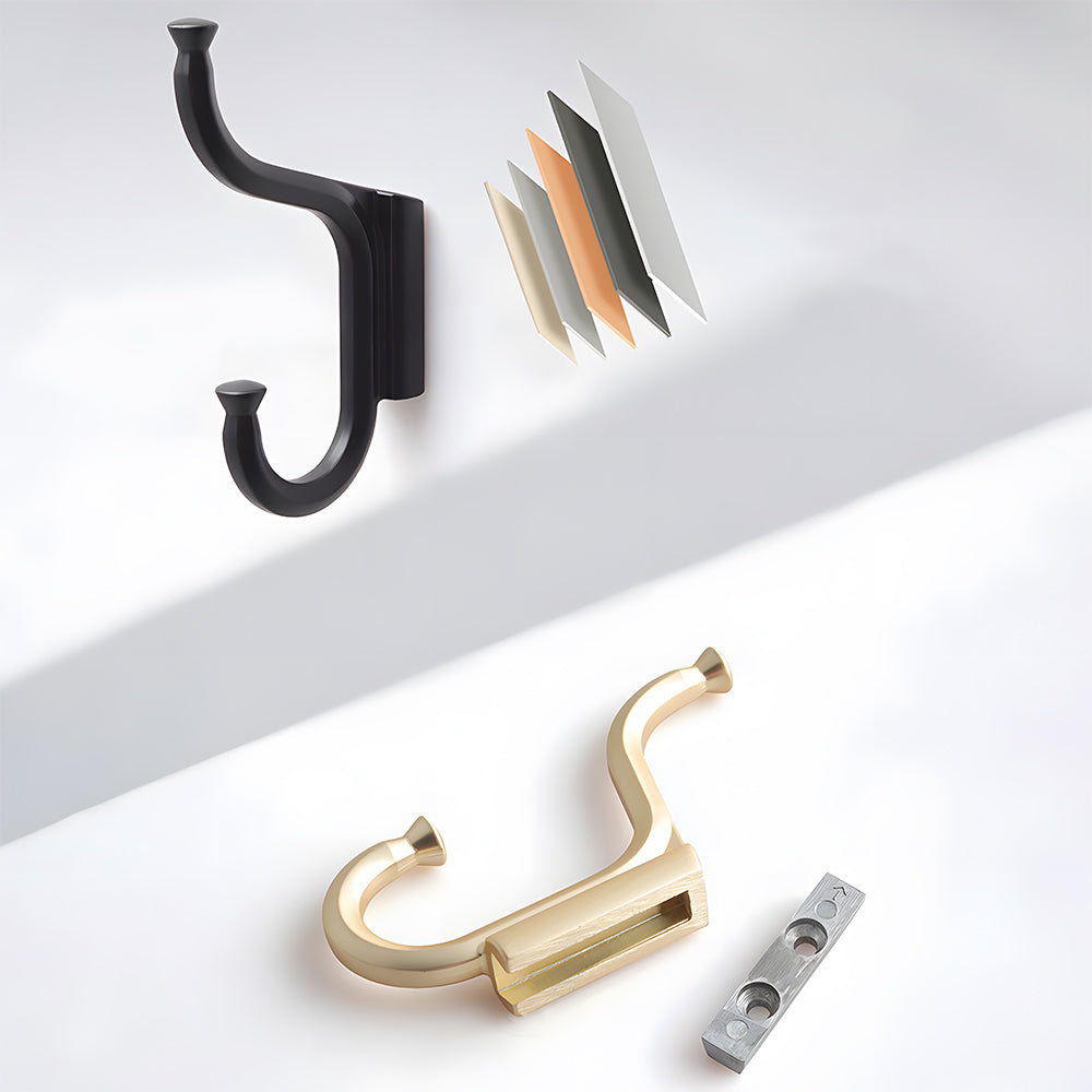 The Artisan Heritage | Heavy-Duty Zinc Alloy Coat Hook, Industrial Hardware Series