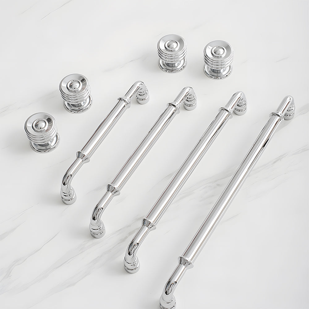 The Apex Series | Sleek Architectural Brass Wardrobe Pull