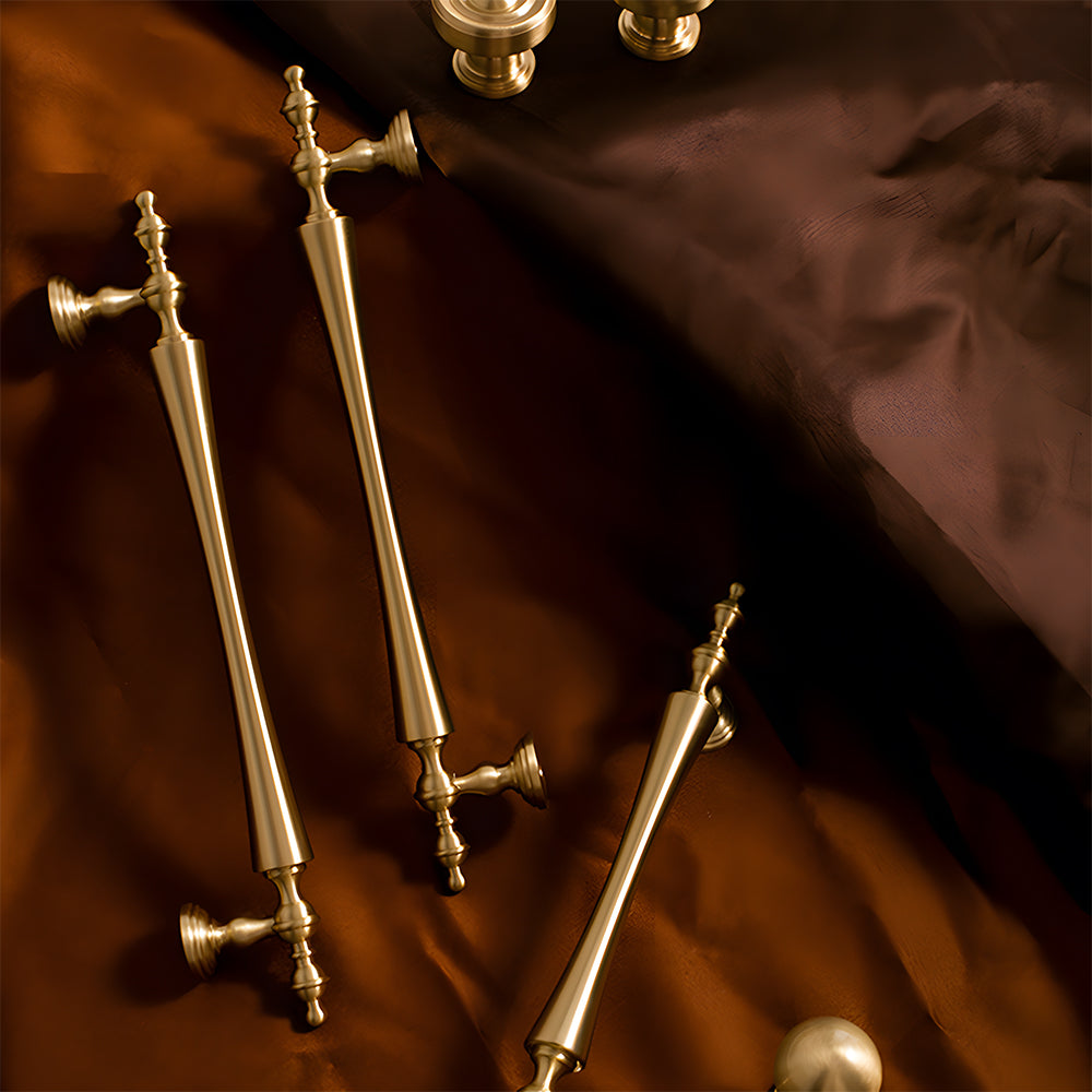 The Artisan Heritage | Retro-Inspired Solid Brass Cabinet Pull