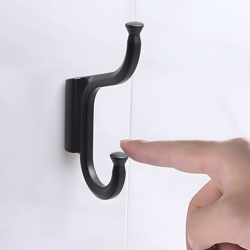 The Artisan Heritage | Heavy-Duty Zinc Alloy Coat Hook, Industrial Hardware Series