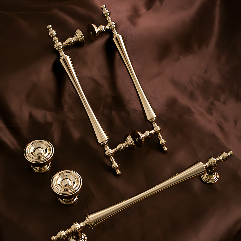 The Artisan Heritage | Retro-Inspired Solid Brass Cabinet Pull