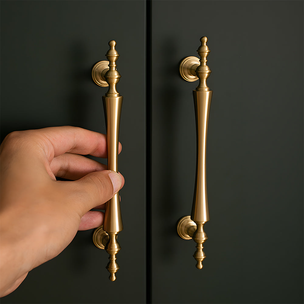 The Artisan Heritage | Retro-Inspired Solid Brass Cabinet Pull
