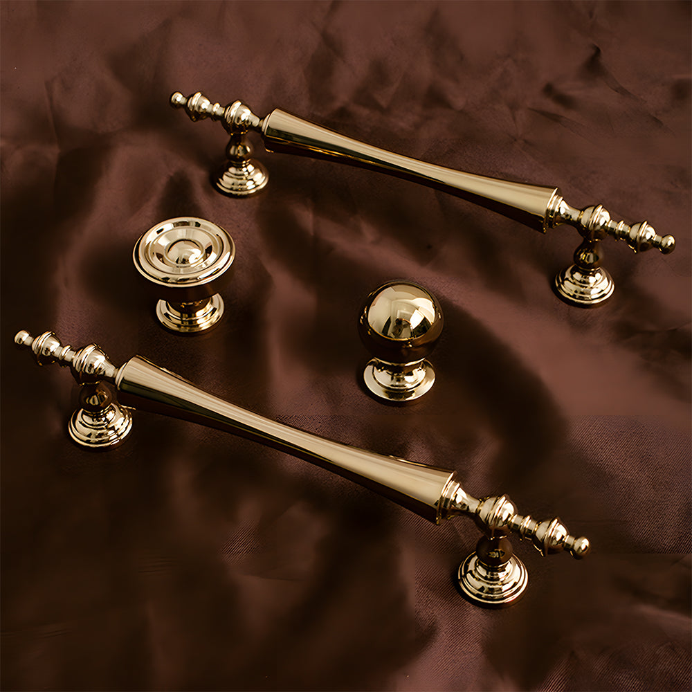 The Artisan Heritage | Retro-Inspired Solid Brass Cabinet Pull