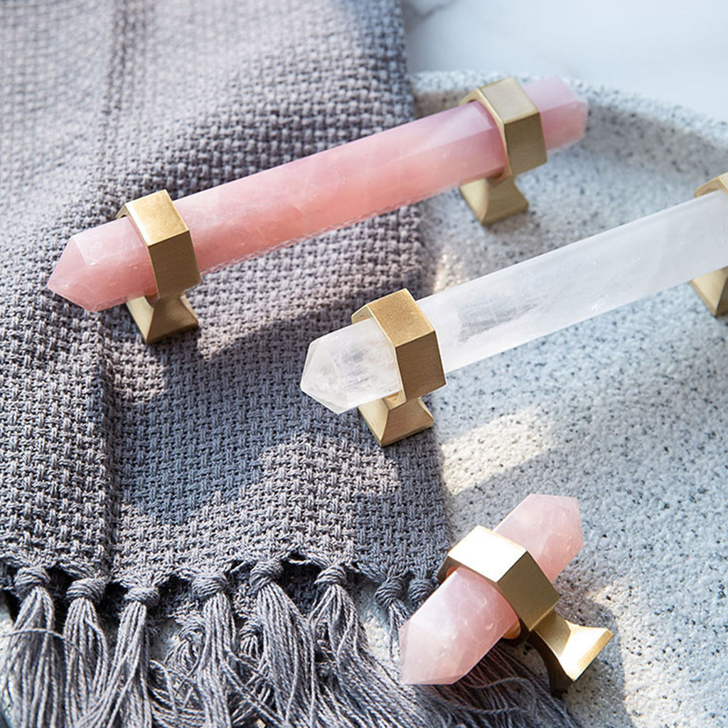 The Aurora Series | Hexagonal Dual-Ended Natural Crystal Pull