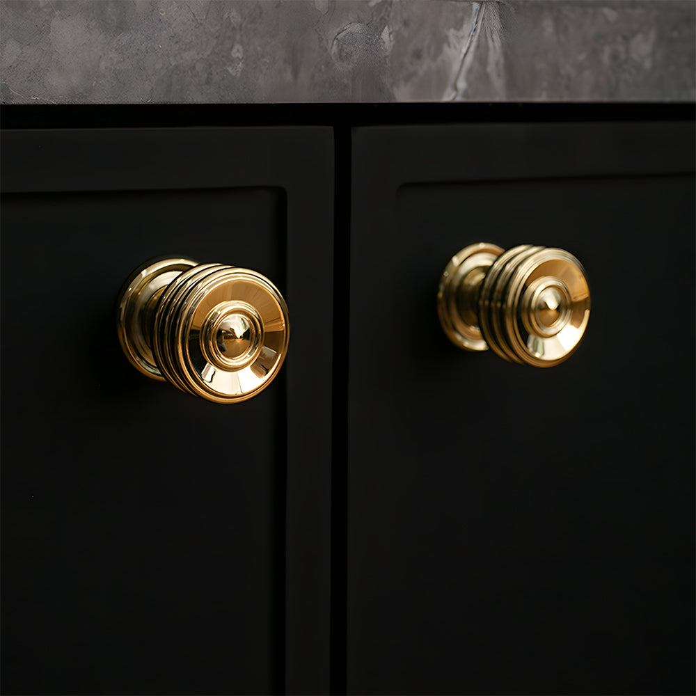 The Apex Series | Sleek Architectural Brass Wardrobe Pull