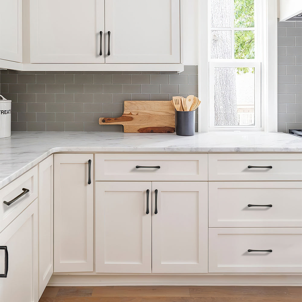 The Heritage Collection | Architectural Brass Cabinet Pulls, Gold & Black Finish