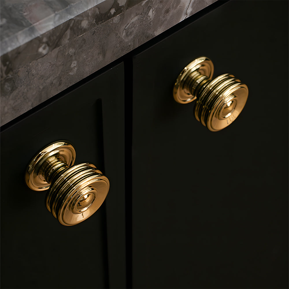 The Apex Series | Sleek Architectural Brass Wardrobe Pull
