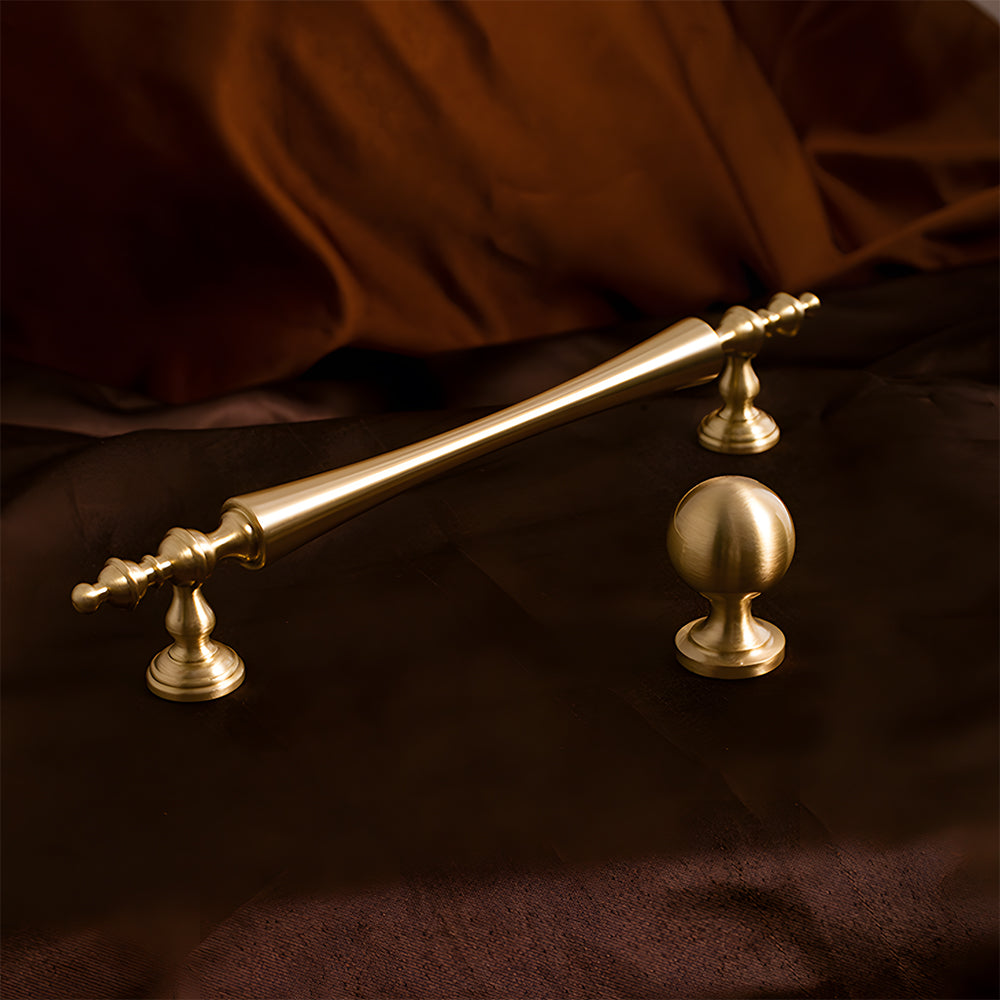 The Artisan Heritage | Retro-Inspired Solid Brass Cabinet Pull