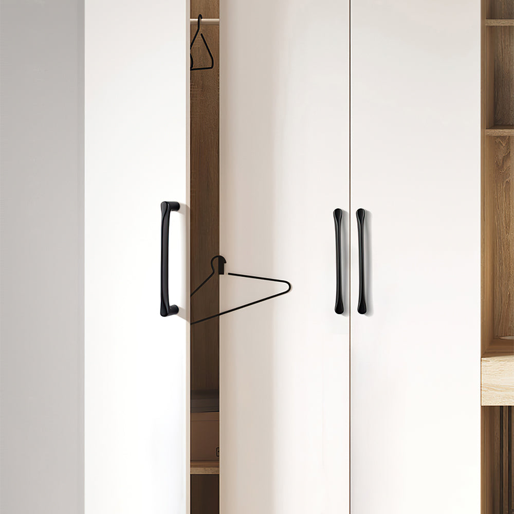 The Heritage Collection | Architectural Brass Cabinet Pulls, Gold & Black Finish