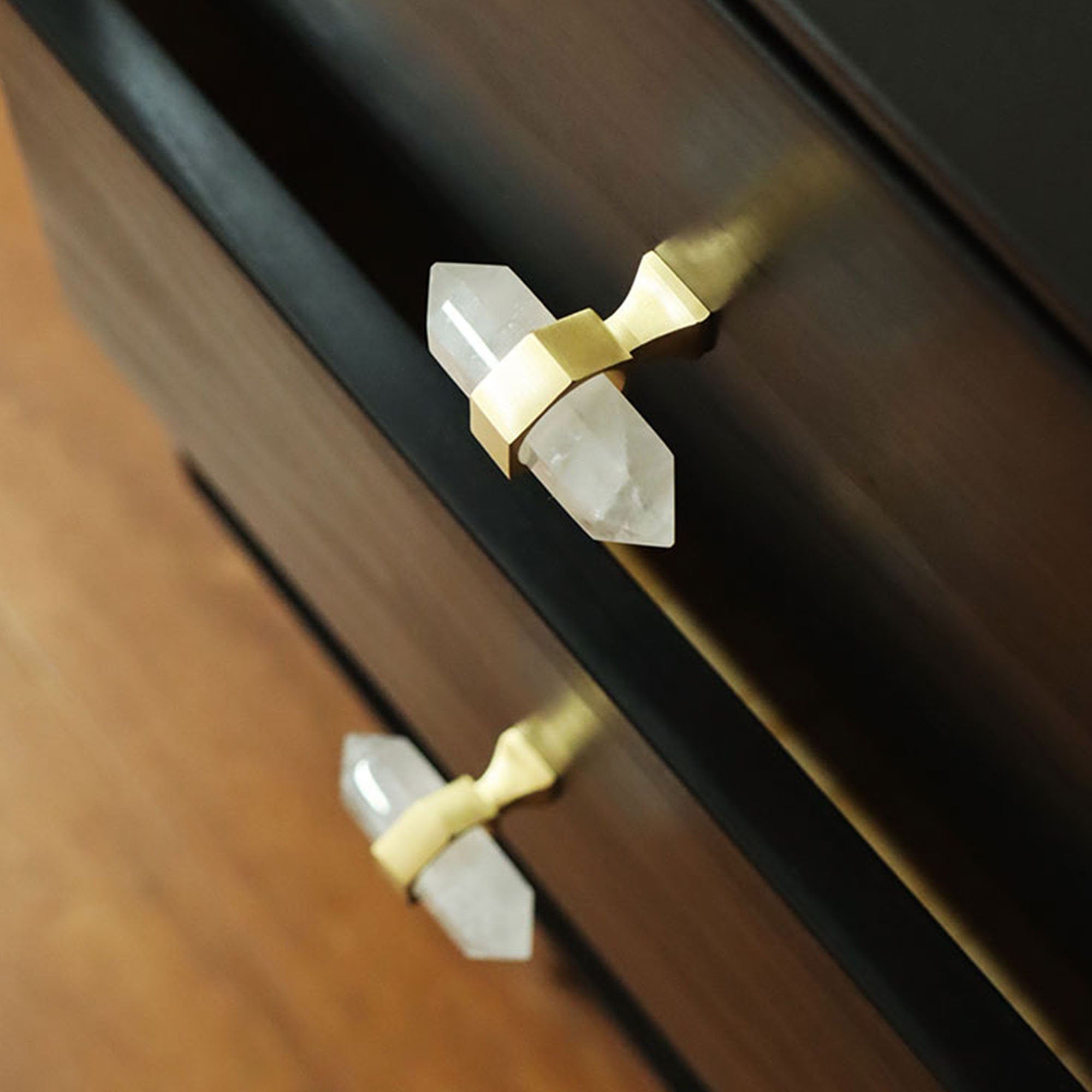 The Aurora Series | Hexagonal Dual-Ended Natural Crystal Pull