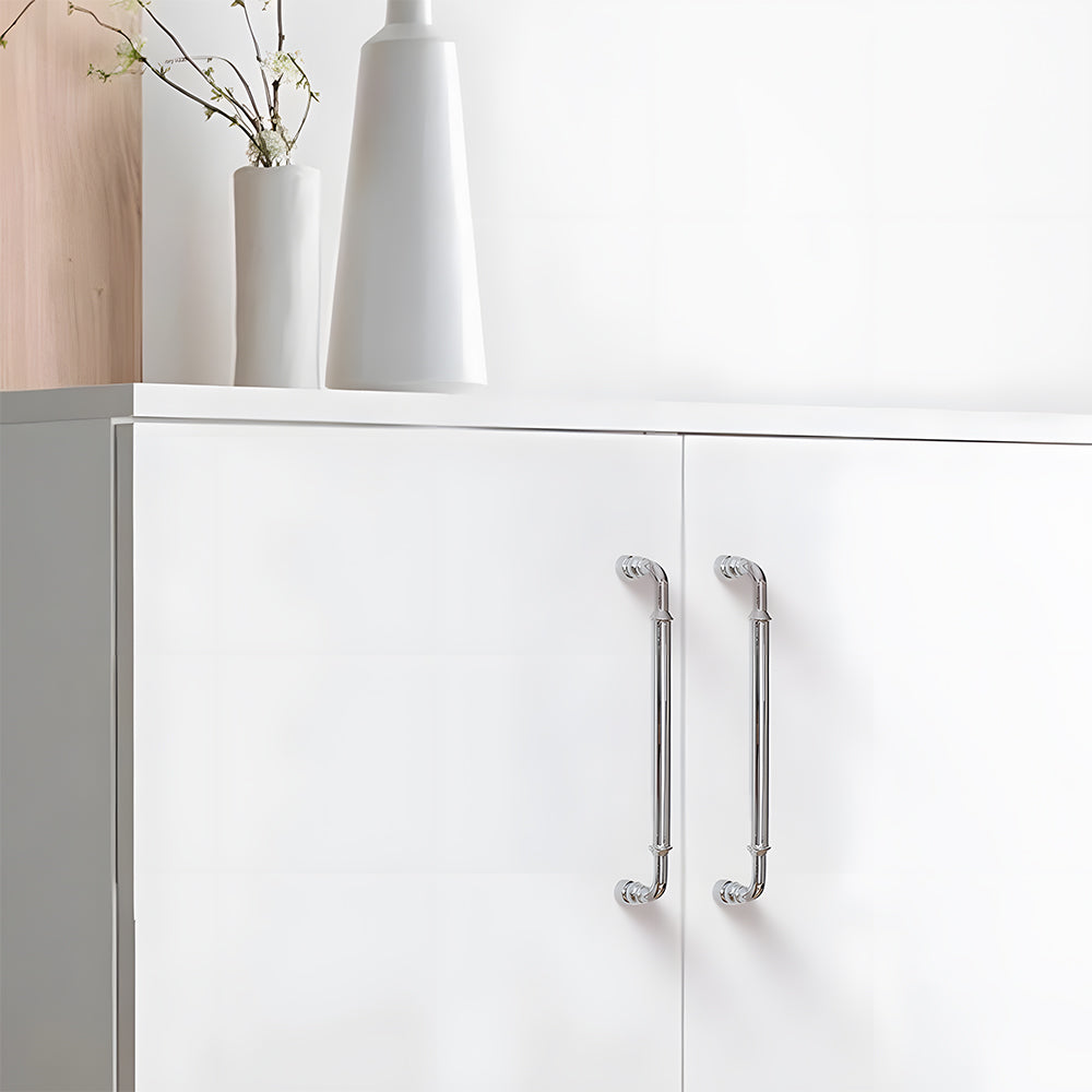The Apex Series | Sleek Architectural Brass Wardrobe Pull
