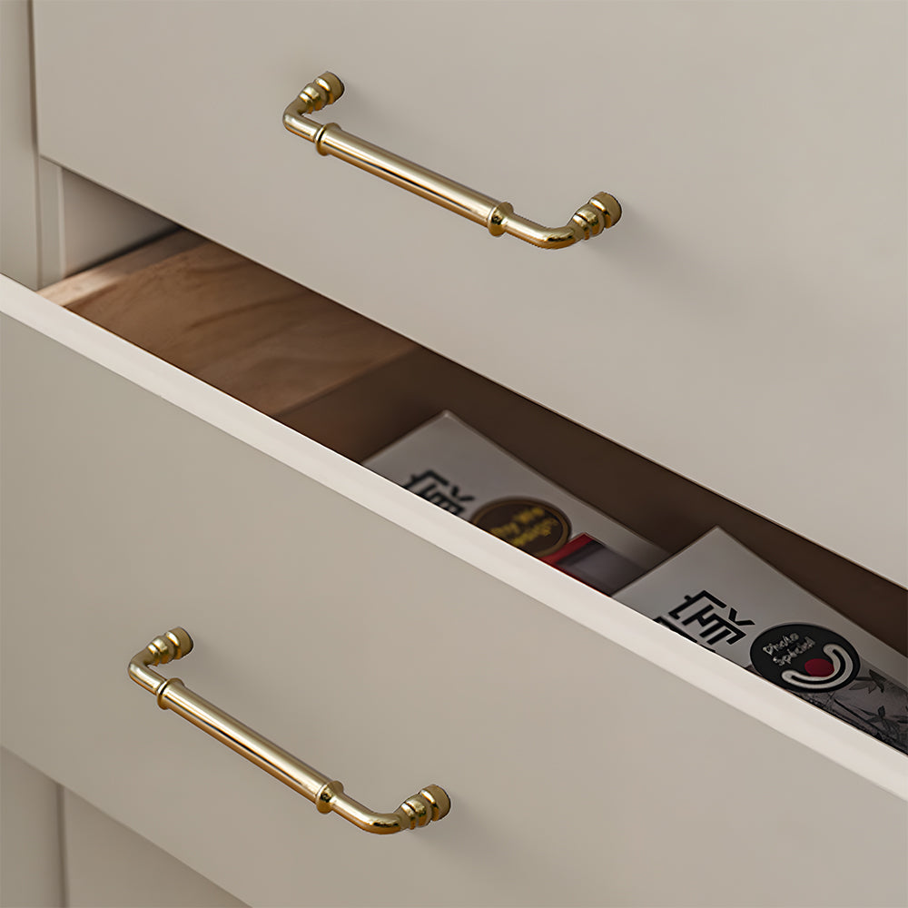 The Apex Series | Sleek Architectural Brass Wardrobe Pull
