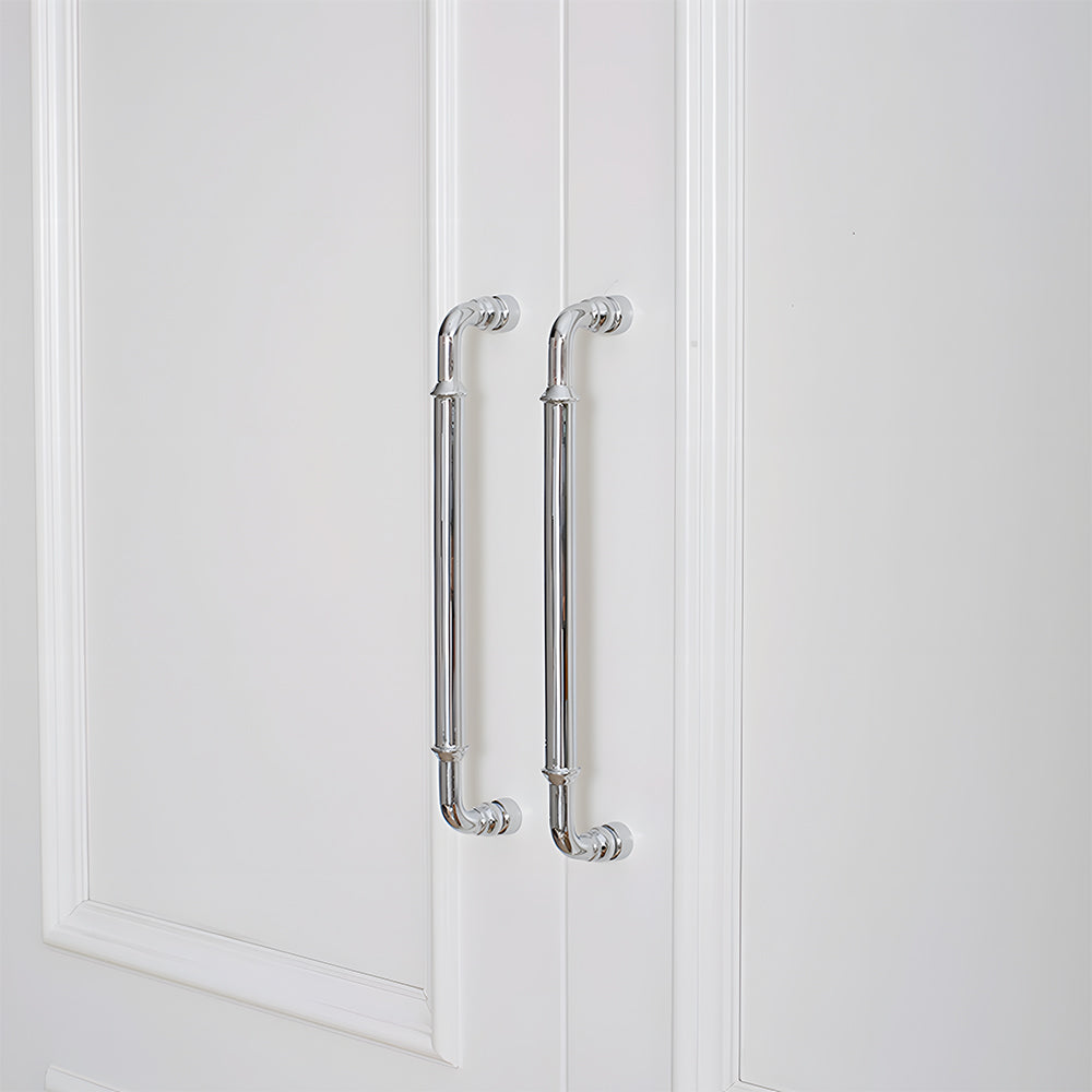 The Apex Series | Sleek Architectural Brass Wardrobe Pull