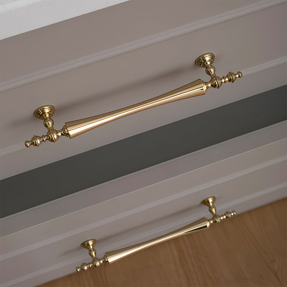 The Artisan Heritage | Retro-Inspired Solid Brass Cabinet Pull