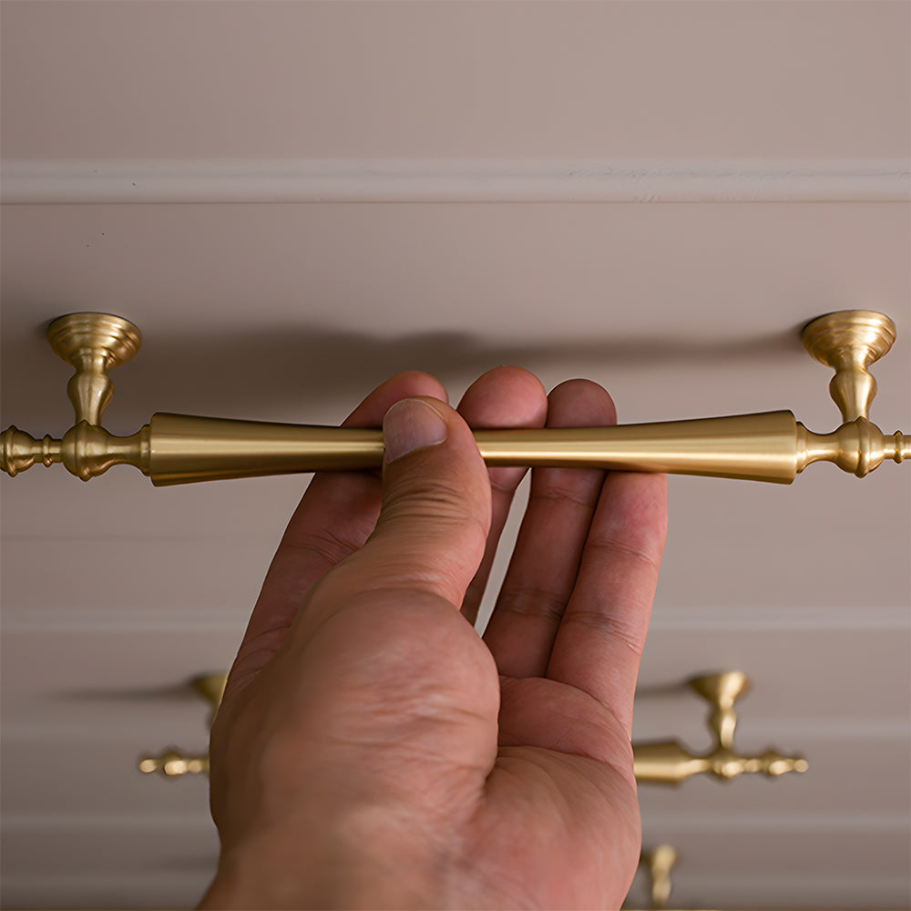 The Artisan Heritage | Retro-Inspired Solid Brass Cabinet Pull
