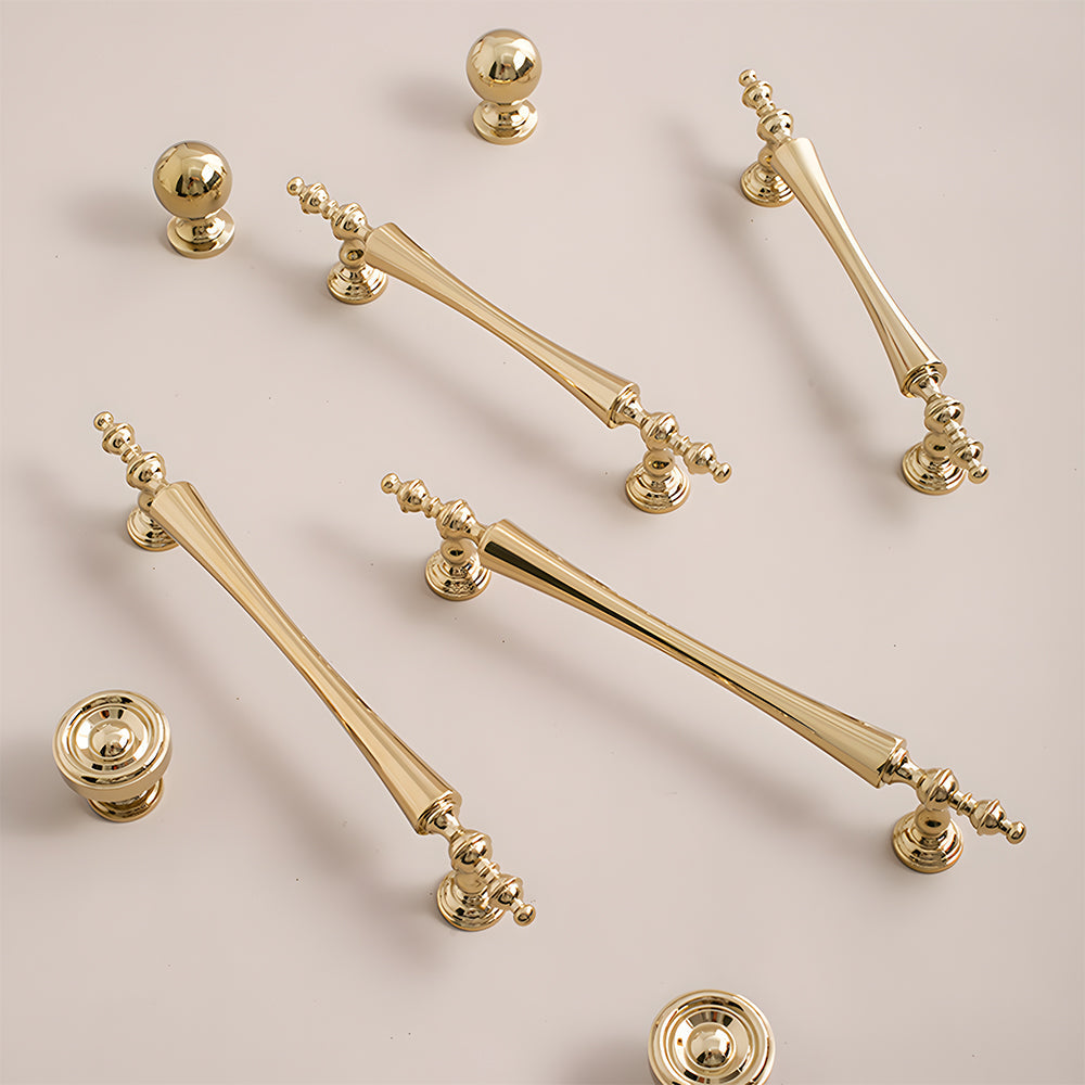 The Artisan Heritage | Retro-Inspired Solid Brass Cabinet Pull