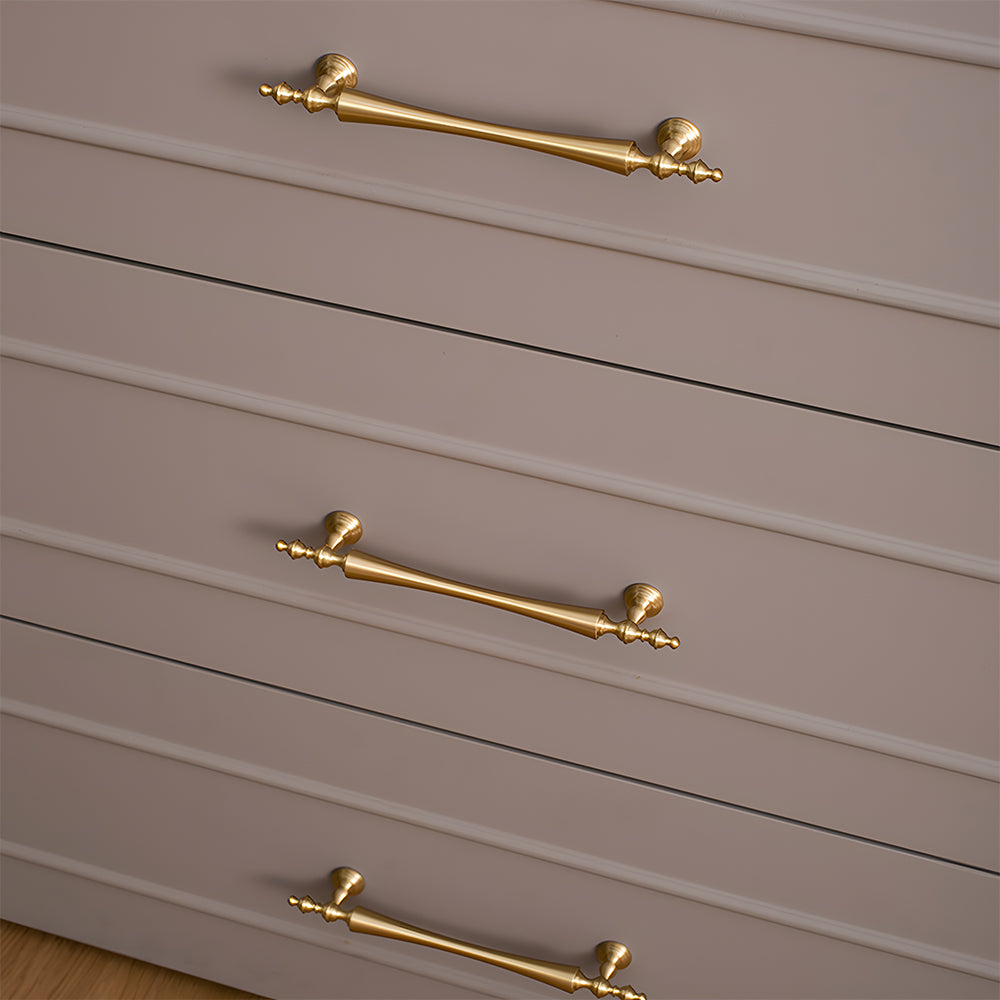 The Artisan Heritage | Retro-Inspired Solid Brass Cabinet Pull