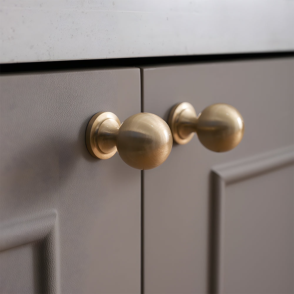 The Artisan Heritage | Retro-Inspired Solid Brass Cabinet Pull