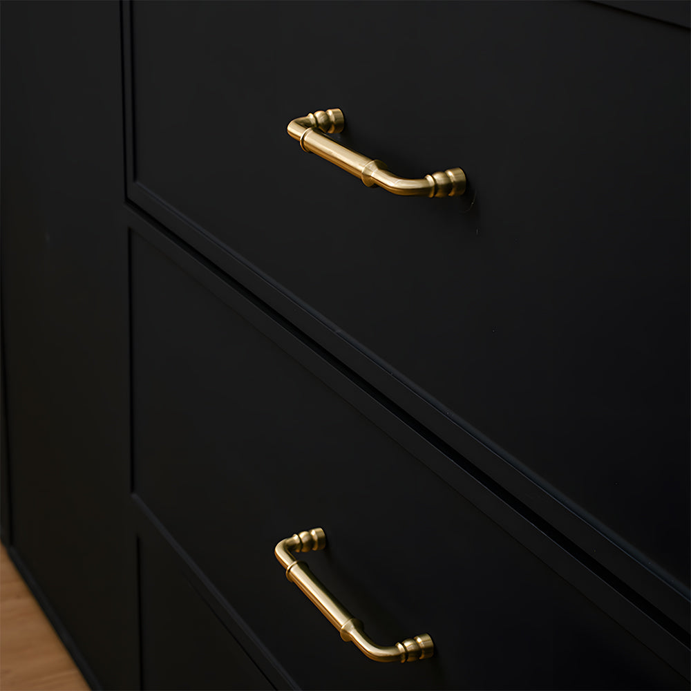 The Apex Series | Sleek Architectural Brass Wardrobe Pull