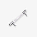 The Nexus Collection | Soft-Touch Leather & Stainless Steel Cabinet Pull