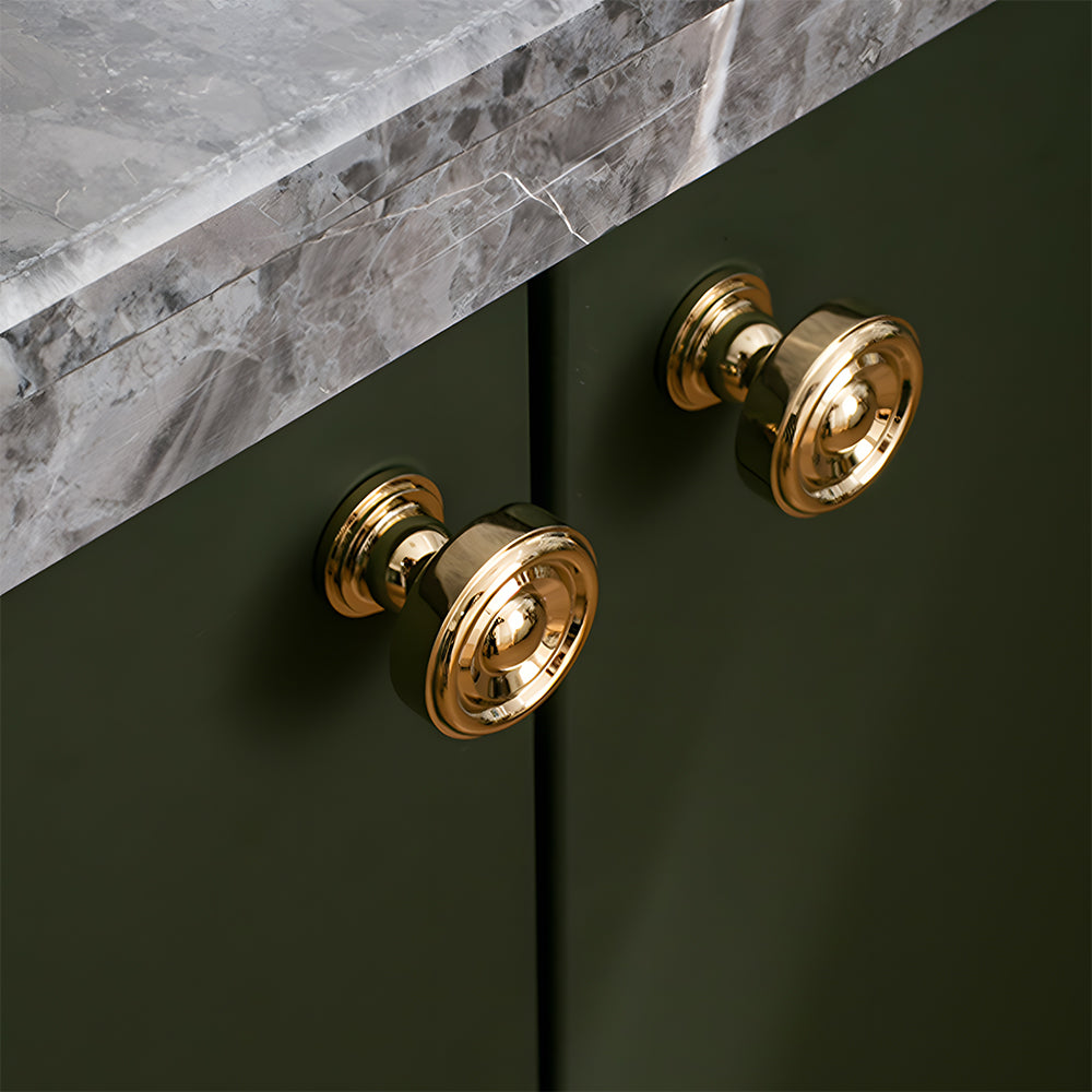 The Artisan Heritage | Retro-Inspired Solid Brass Cabinet Pull