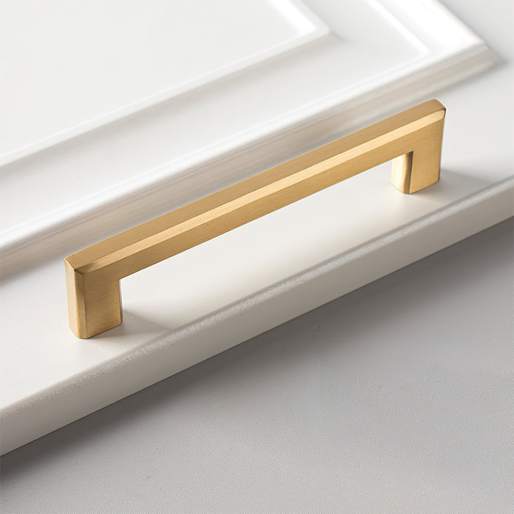 The Horizon Series | Linear Brass Kitchen Cabinet Pulls & Knobs, Gold & Coffee Finish