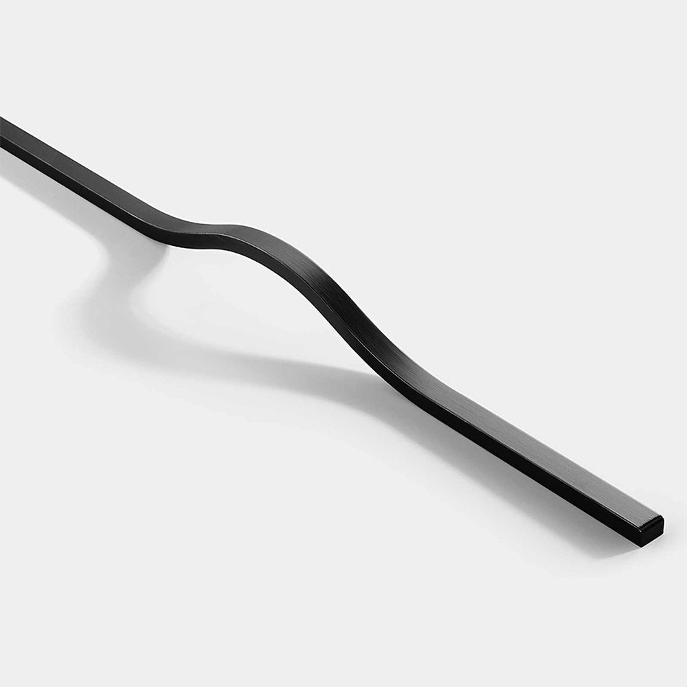 The Horizon Series | Extra-Long Architectural Cabinet Handles, 2-Pack, Black, Gray & Gold