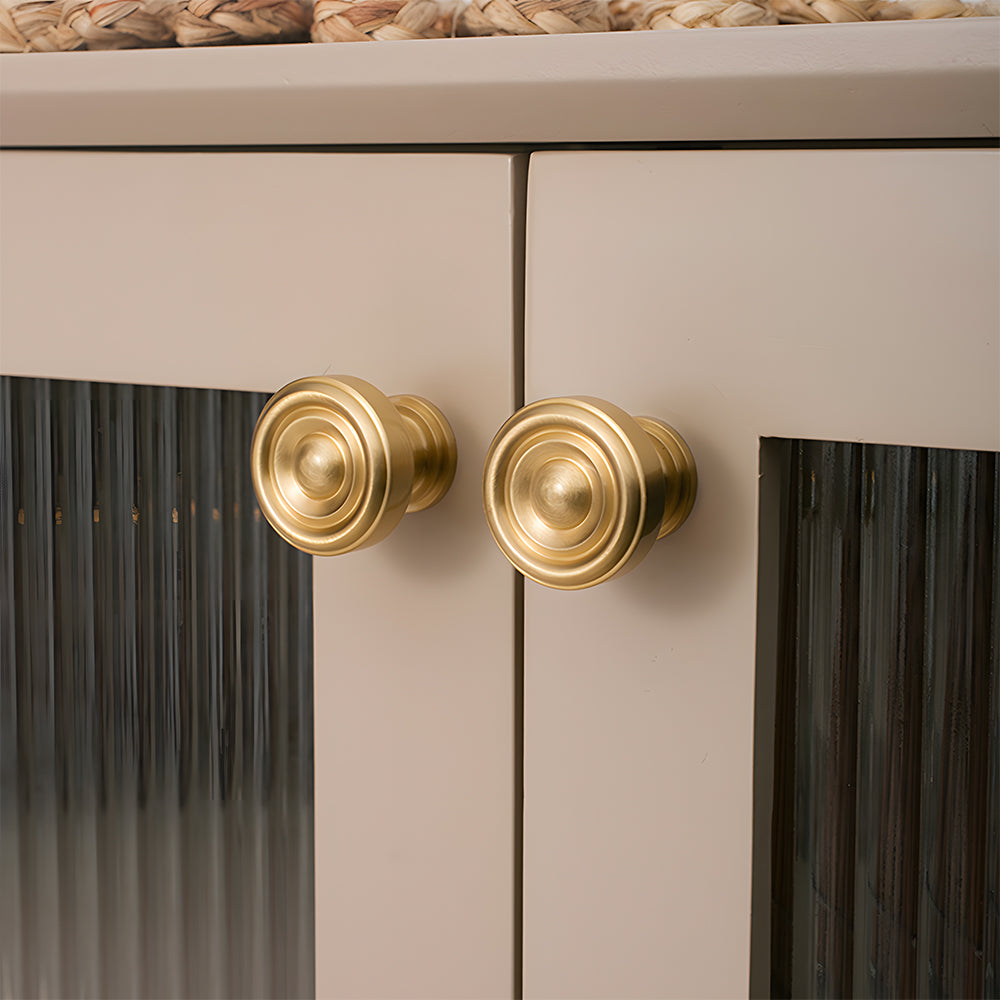 The Artisan Heritage | Retro-Inspired Solid Brass Cabinet Pull