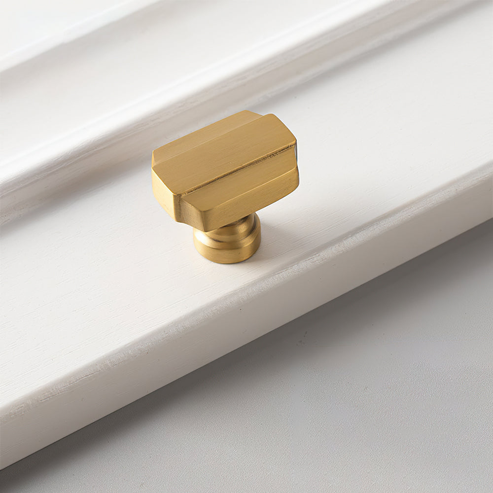 The Horizon Series | Linear Brass Kitchen Cabinet Pulls & Knobs, Gold & Coffee Finish