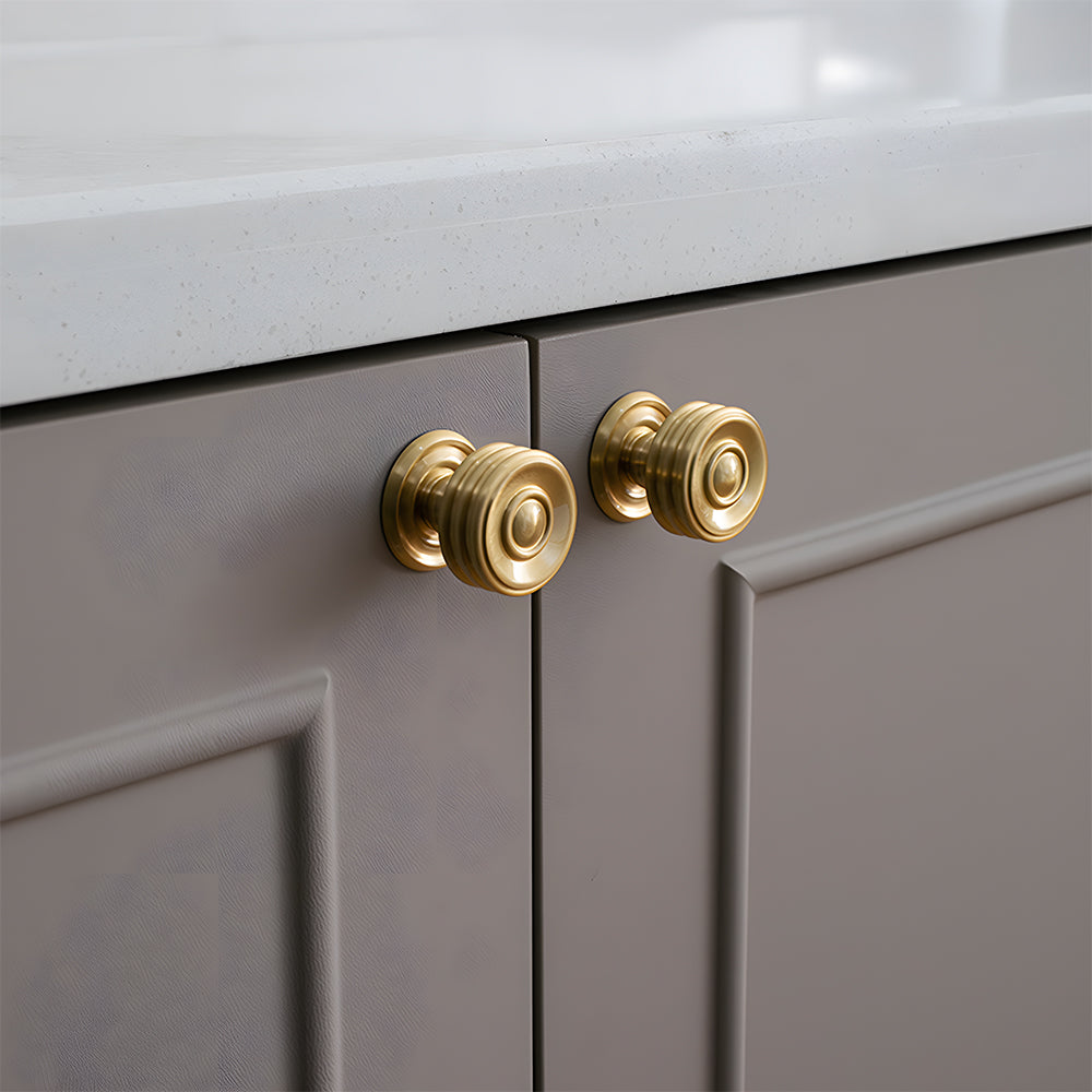 The Apex Series | Sleek Architectural Brass Wardrobe Pull
