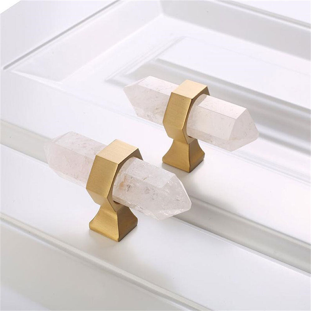 The Aurora Series | Hexagonal Dual-Ended Natural Crystal Pull
