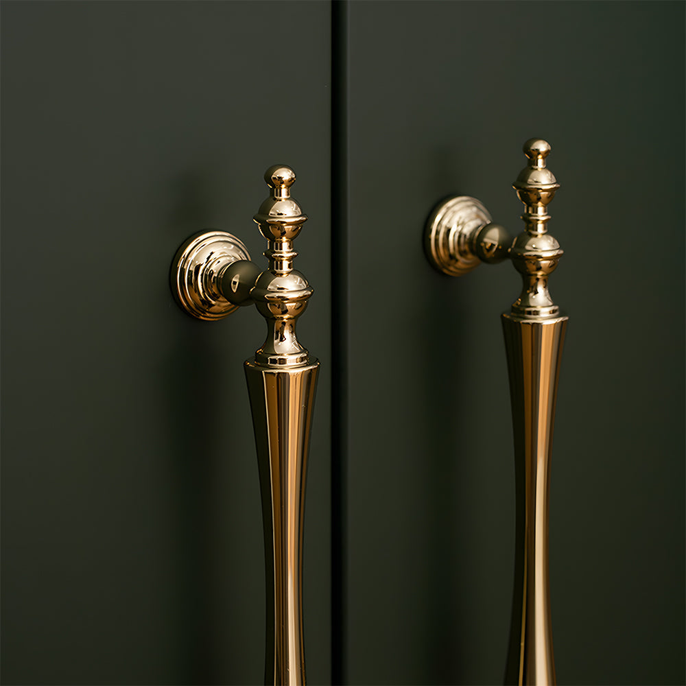 The Artisan Heritage | Retro-Inspired Solid Brass Cabinet Pull