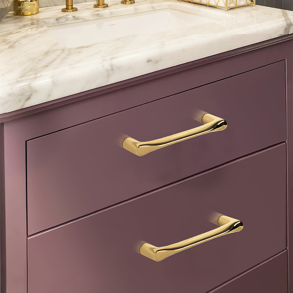 The Heritage Collection | Architectural Brass Cabinet Pulls, Gold & Black Finish