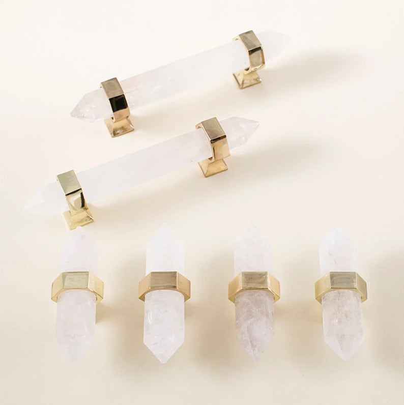 The Aurora Series | Hexagonal Dual-Ended Natural Crystal Pull