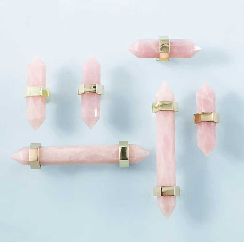 The Aurora Series | Hexagonal Dual-Ended Natural Crystal Pull