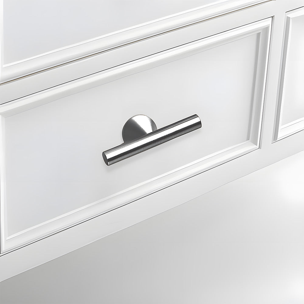 The Vertex Collection | Architectural Cone-Footed Solid Brass Pull