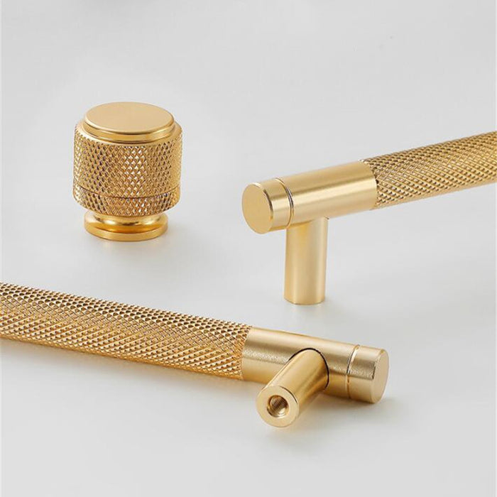 The Horizon Series | 10-Pack Modern Aluminum Furniture Handles, Gold, Black & Silver Finish