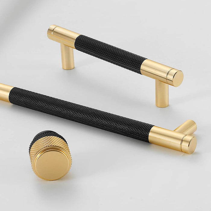 The Horizon Series | 10-Pack Modern Aluminum Furniture Handles, Gold, Black & Silver Finish