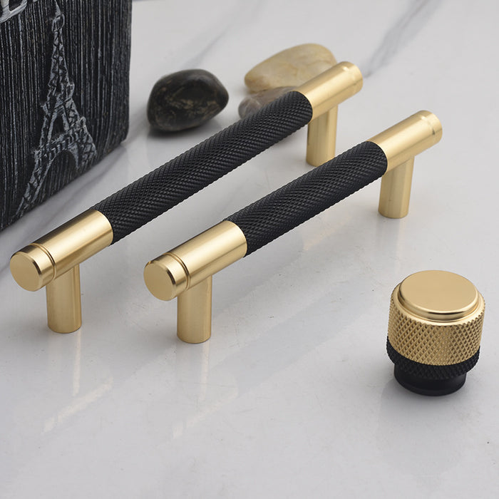 The Horizon Series | 10-Pack Modern Aluminum Furniture Handles, Gold, Black & Silver Finish