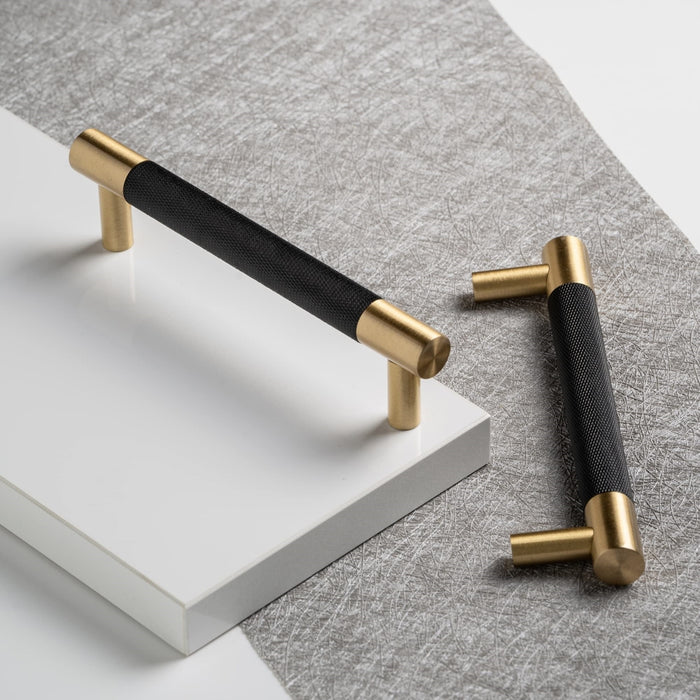 The Horizon Series | 10-Pack Modern Aluminum Furniture Handles, Gold, Black & Silver Finish
