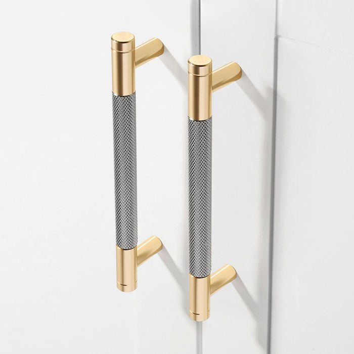 The Horizon Series | 10-Pack Modern Aluminum Furniture Handles, Gold, Black & Silver Finish
