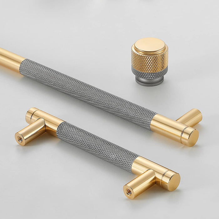 The Horizon Series | 10-Pack Modern Aluminum Furniture Handles, Gold, Black & Silver Finish