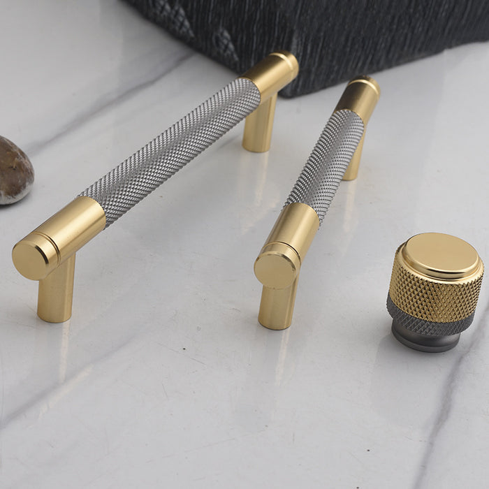 The Horizon Series | 10-Pack Modern Aluminum Furniture Handles, Gold, Black & Silver Finish