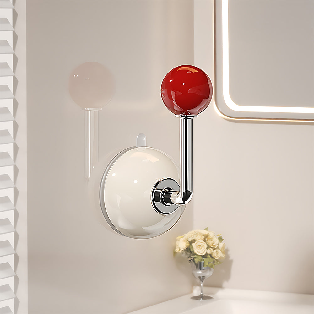 The Apex Series | Multi-Functional Suction Cup Hardware, Zinc Alloy Wall Hook & Handle