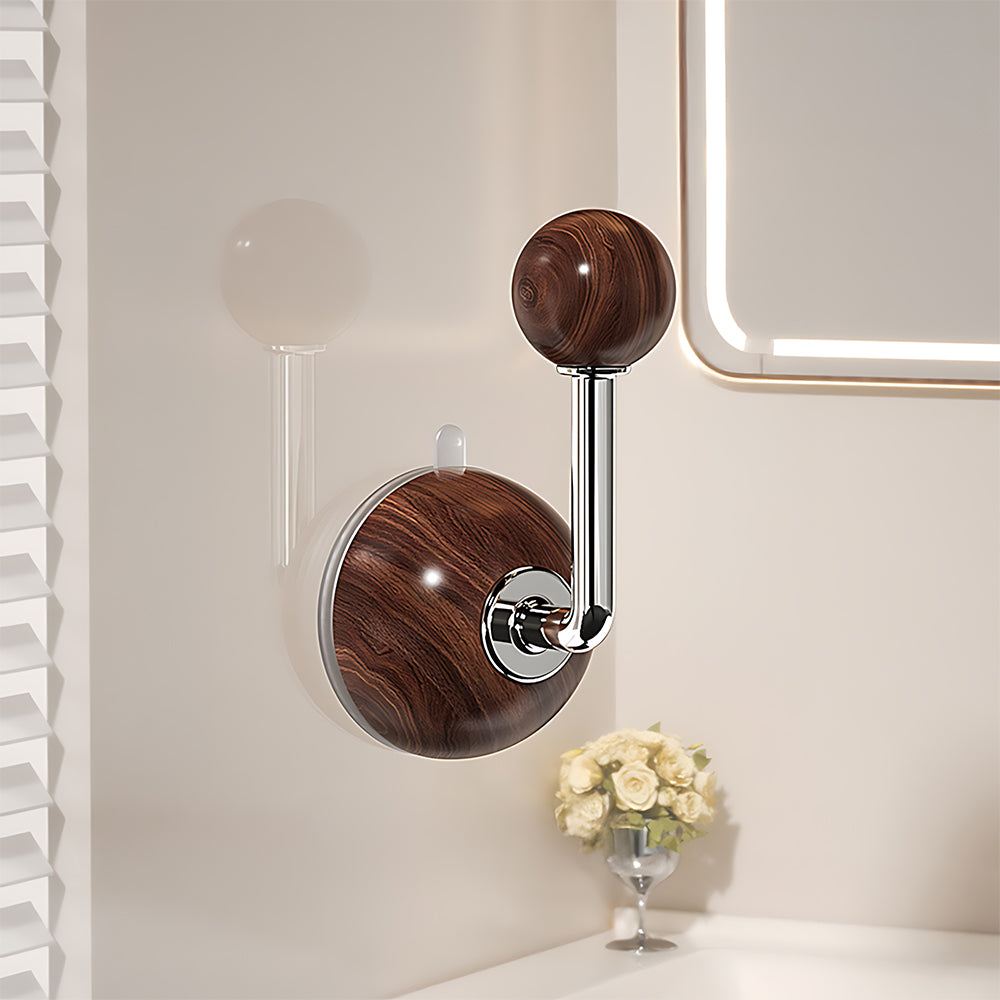 The Apex Series | Multi-Functional Suction Cup Hardware, Zinc Alloy Wall Hook & Handle