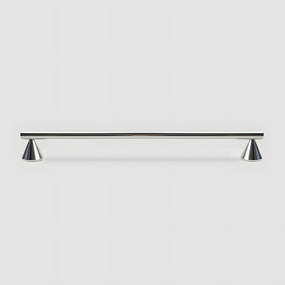 The Vertex Collection | Architectural Cone-Footed Solid Brass Pull